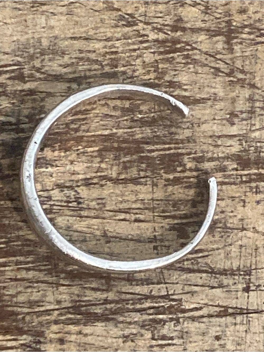 925 Silver Toe Ring Minimalist Sterling Open Band - Picture 8 of 14